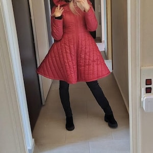 Puffer Coat With Hood, Red Puffer Jacket For Women, Plus Size Puffer Coat, Midi Puffer Jacket, Winter Coat Puffer, Long Puffer Coat