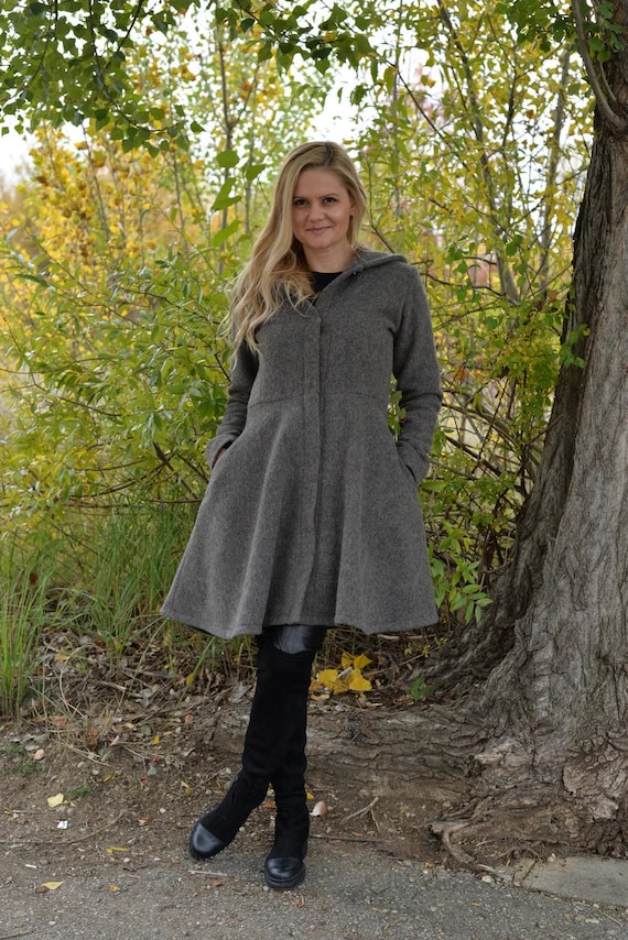 Formal hotsell hooded coat