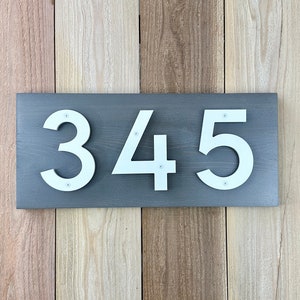 Address Sign, Wood Address Sign, Airbnb Sign, Rental House Signs, Wood Address Sign, HDPE numbers,