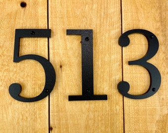 Modern HDPE House Numbers, Floating Address, Durable Home Decor
