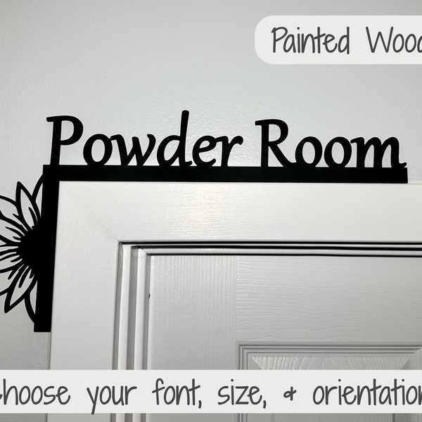 Powder Room Sign - Etsy