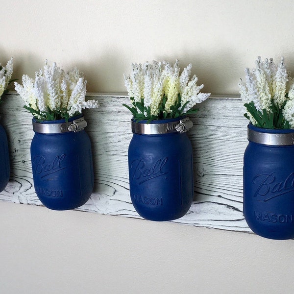 Mason Jar Bathroom Organizer Etsy