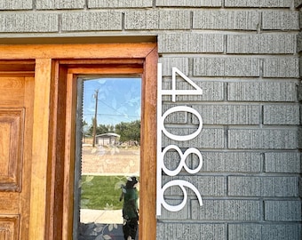 HDPE Marine Grade Address Sign, Weatherproof House Numbers