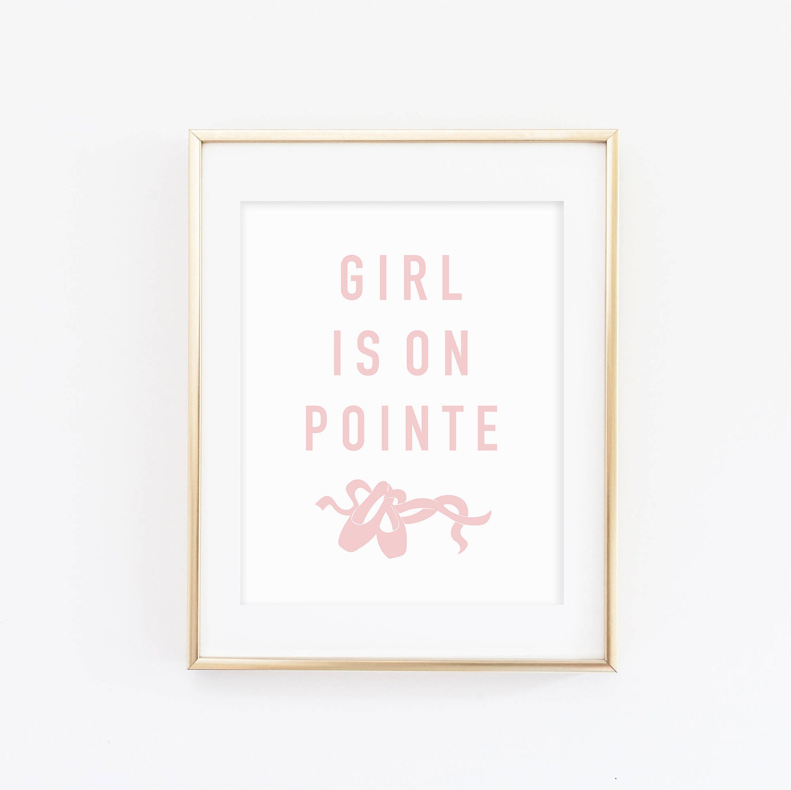 ballet printable, ballerina gift, ballet shoe art, pointe shoes, tiny dancer print, dancer gift, 8x10