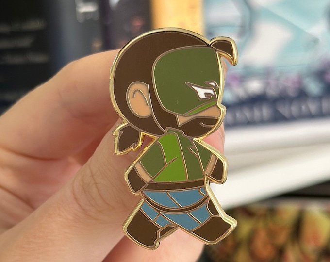 Featured listing image: The Masked Wolf Sky-Walker Enamel Pin 1.75"