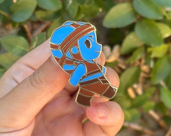 Blue Warrior Dark Father Sky-Walker Enamel Pin 1.75"