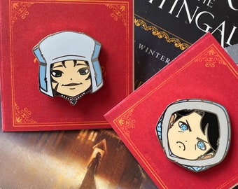 The Witch and the Winter Demon Enamel Pin Set - Limited Edition