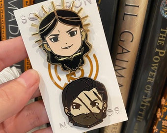 Light and Dark Sun Summoner Emoji Pin Set [Limited Edition]