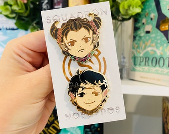 Queen of Nothing and the Puppet King Pin Set
