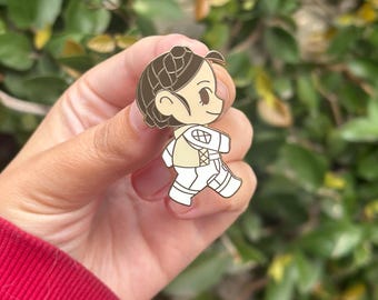 Snow Princess Sky-Walker Enamel Pin 1.75"