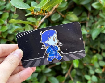 Blue Chosen One Sky-Walker Enamel Pin 1.75"