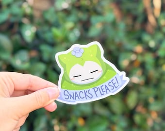 Snacks Please Mossy Monster 3"