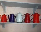 Collection of Vintage Enamel Coffee Pots