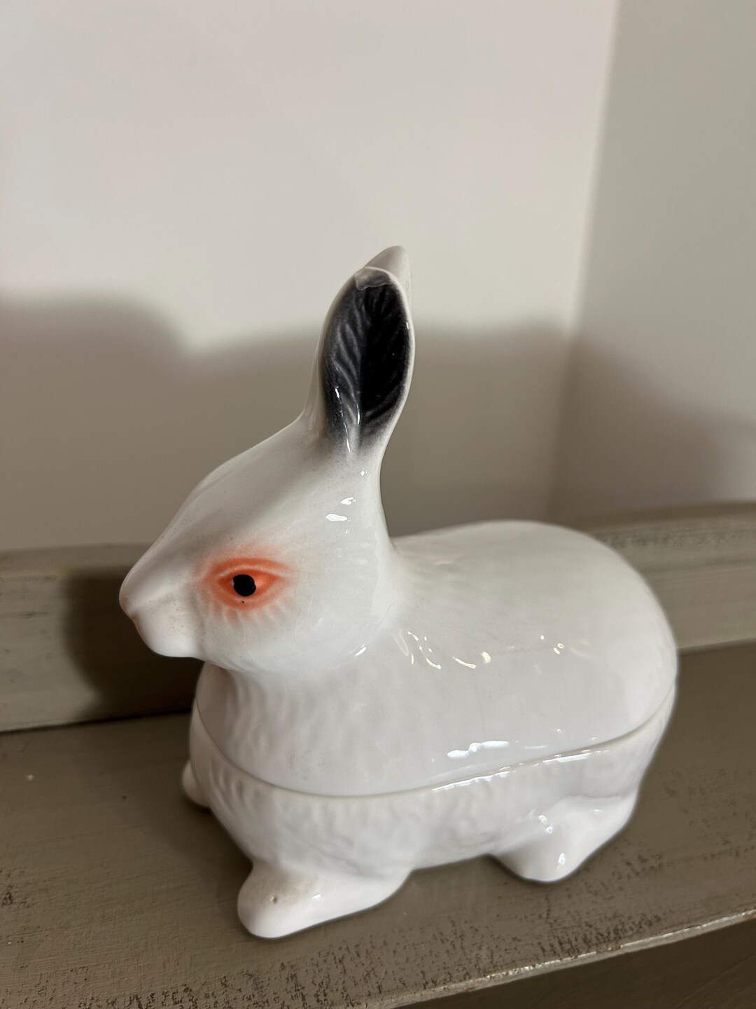 Vintage Michel Caugant French White Rabbit Terrine - Etsy UK