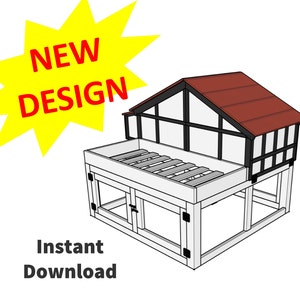 The Middlesex – Small Urban Chicken Coop Plan and Building Guide