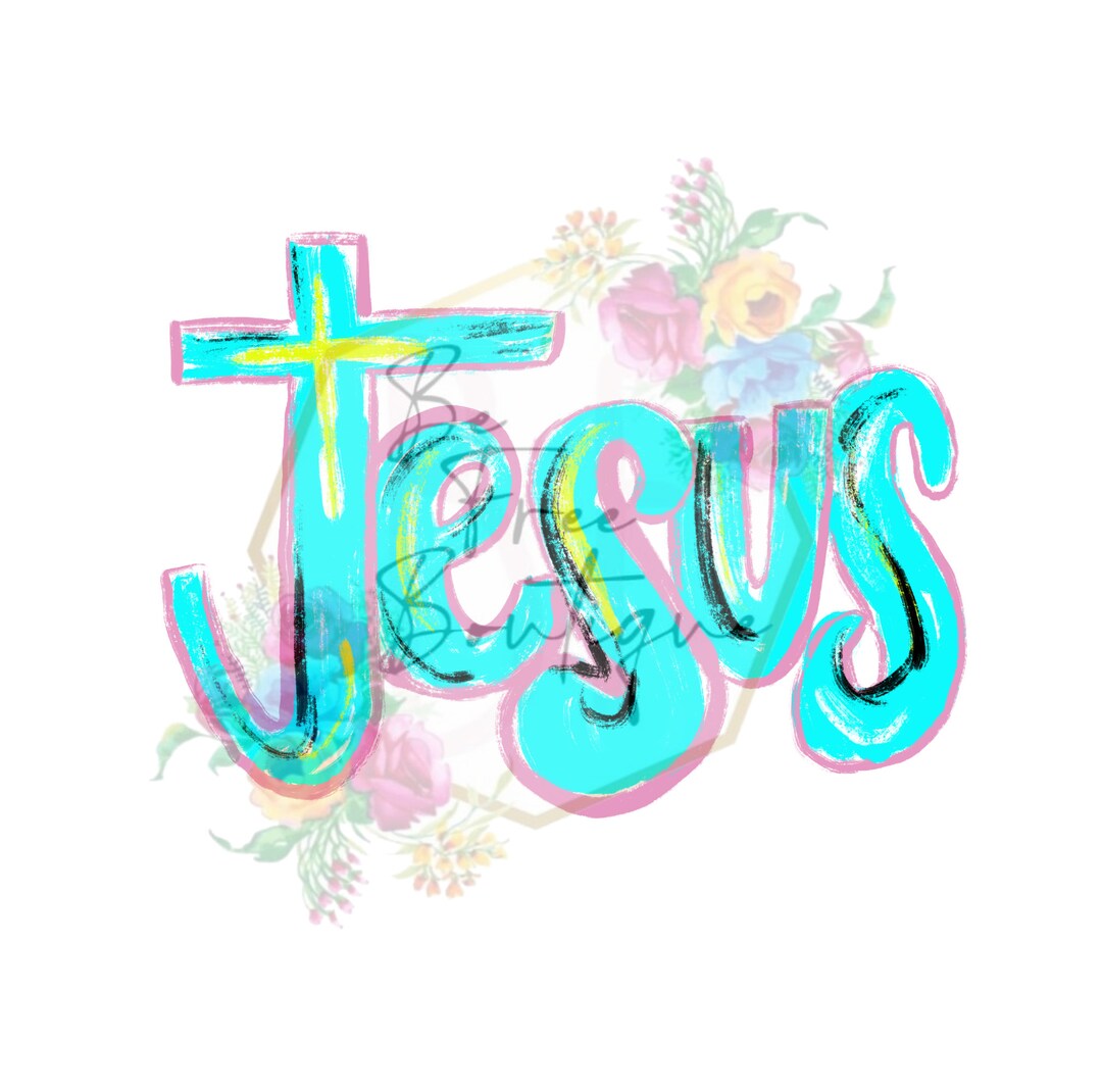 Christian, Jesus, Colorful, Png - Etsy