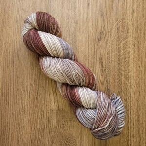 Hand Dyed Yarn | DK weight | Single Skein | Superwash Merino Wool | Speckle Yarn | Semi Solid Yarn | Merino DK