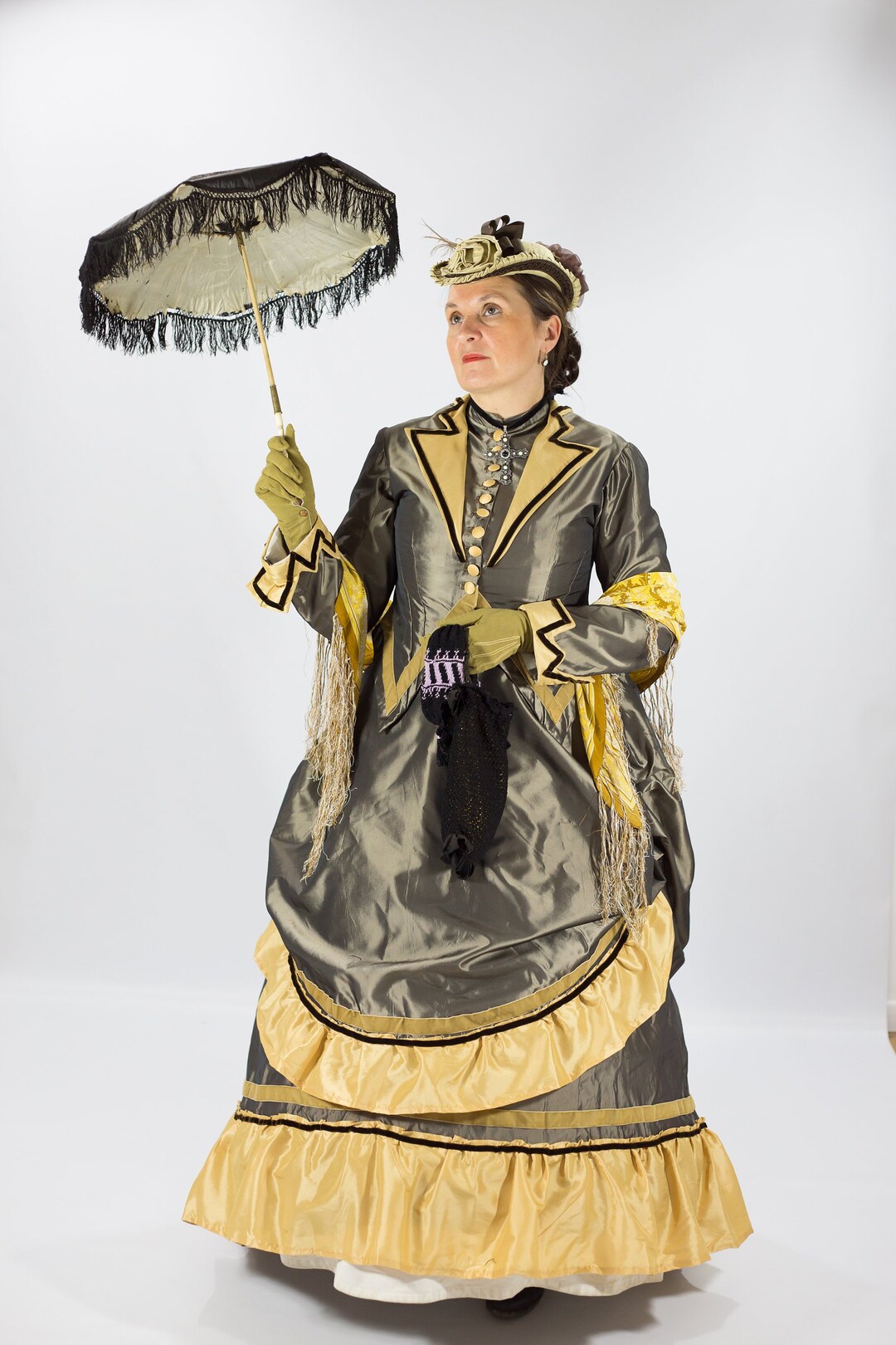 1875 Victorian Set/a LA Order/victorian Dress/bustle - Etsy