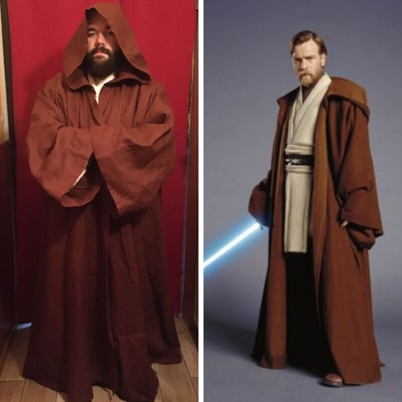 Jedi Coat/star Wars/jedi Cosplay/jedi/star Wars/obiwan Kenobi - Etsy