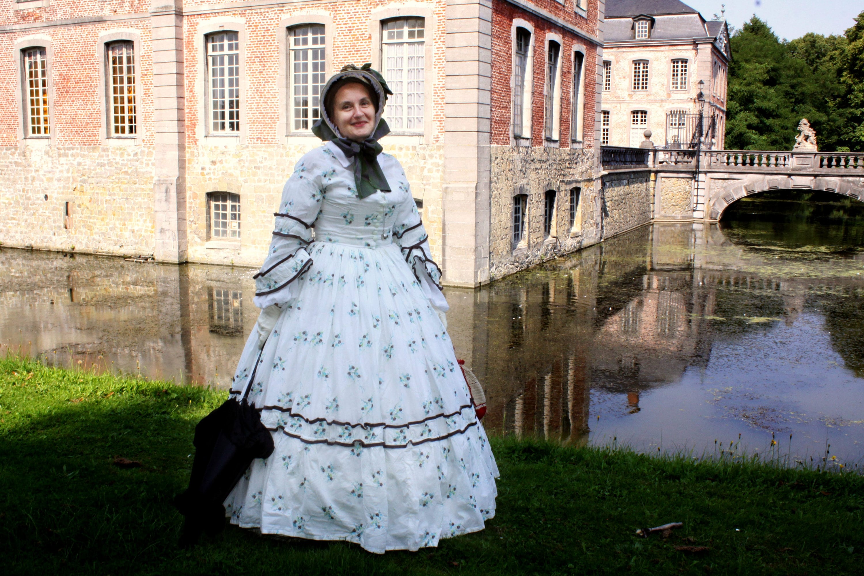 1860 ドレス/オーダー/第二帝国ドレス/クリノリンドレス/ビクトリア朝