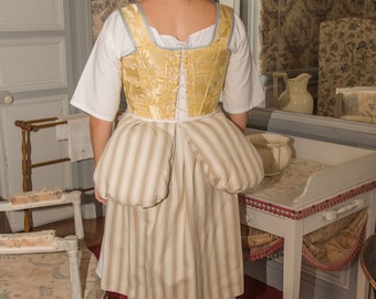 Almofada dupla período 1770-1780/ Bunda falsa/Almofada do século XVIII/Almofada georgiana