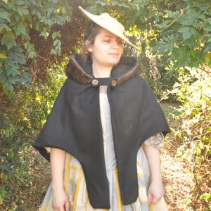 18th century cape/TO ORDER/Cape 1750-1810/18th century cape/Colonial cloak/18th century coat/Cococo Coat/Goergian