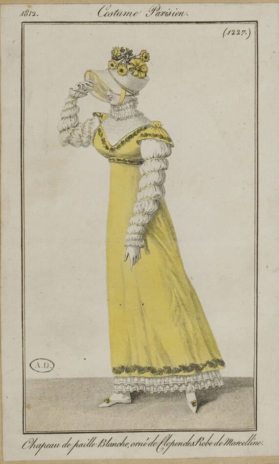 Empire top dress 1800s