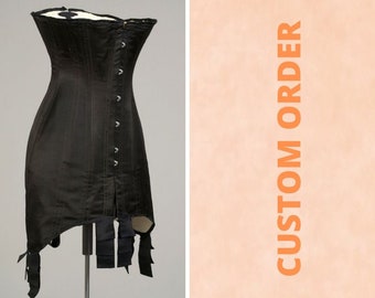CUSTOM ORDER/Edwardian Corset 1910