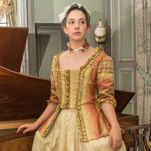 Casaquin 18ème siècle sur mesure, Veste Rococo 1750-1770, 18th Century Jacket