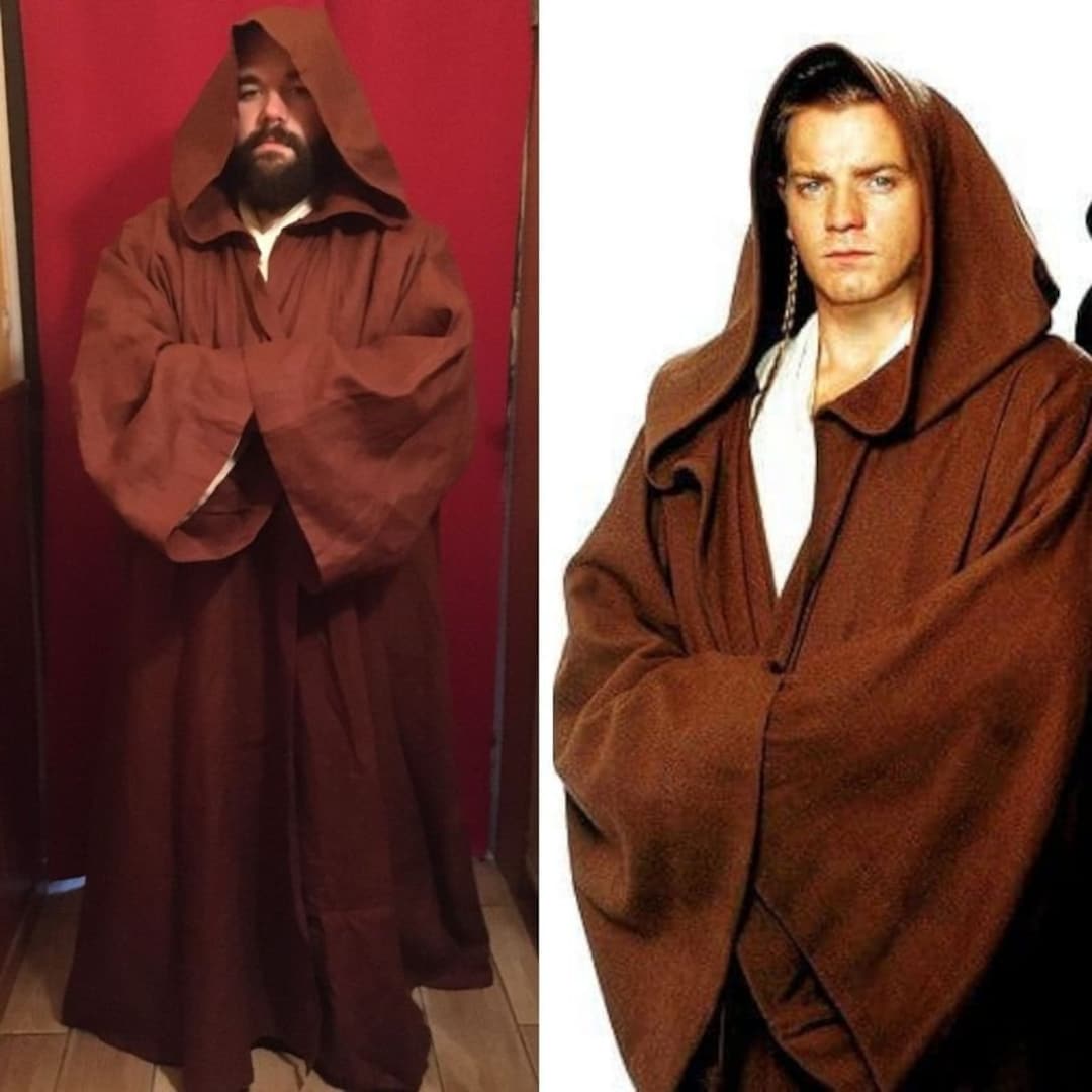 Jedi Coat/star Wars/jedi Cosplay/jedi/star Wars/obiwan Kenobi - Etsy