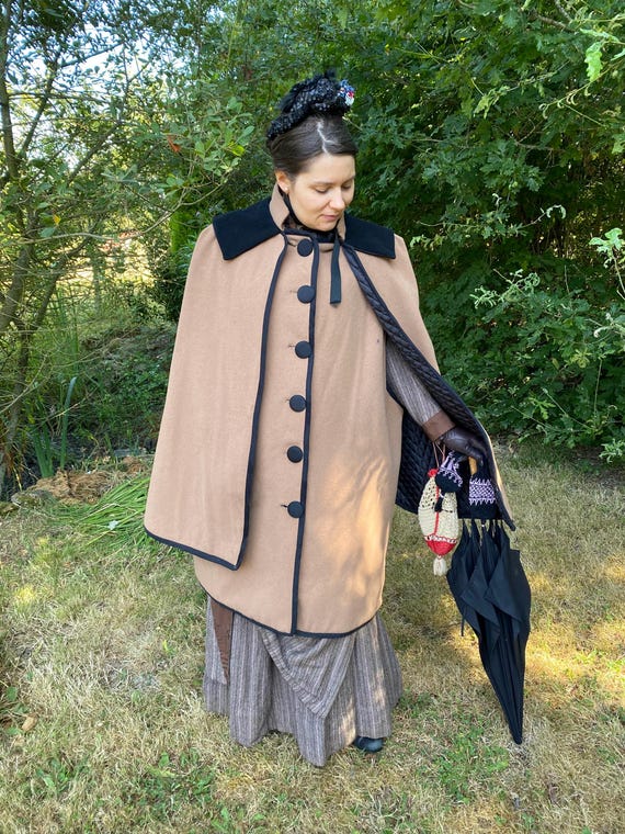 A LA COMMANDE/Manteau Victorien/Victorian coat/1880s coat/Old west coat