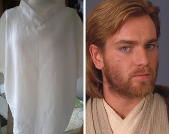under shirt V neck Jedi with long sleeves/star wars/cosplay Jedi/Jedi/star wars/Obiwan Kenobi