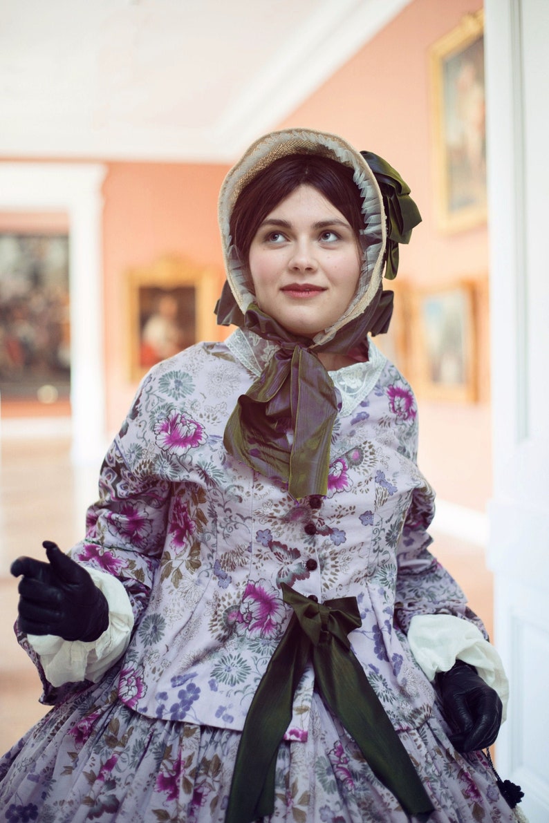 ON Commande/second Empire Day Dress 1855/day Dress /civil War Etsy