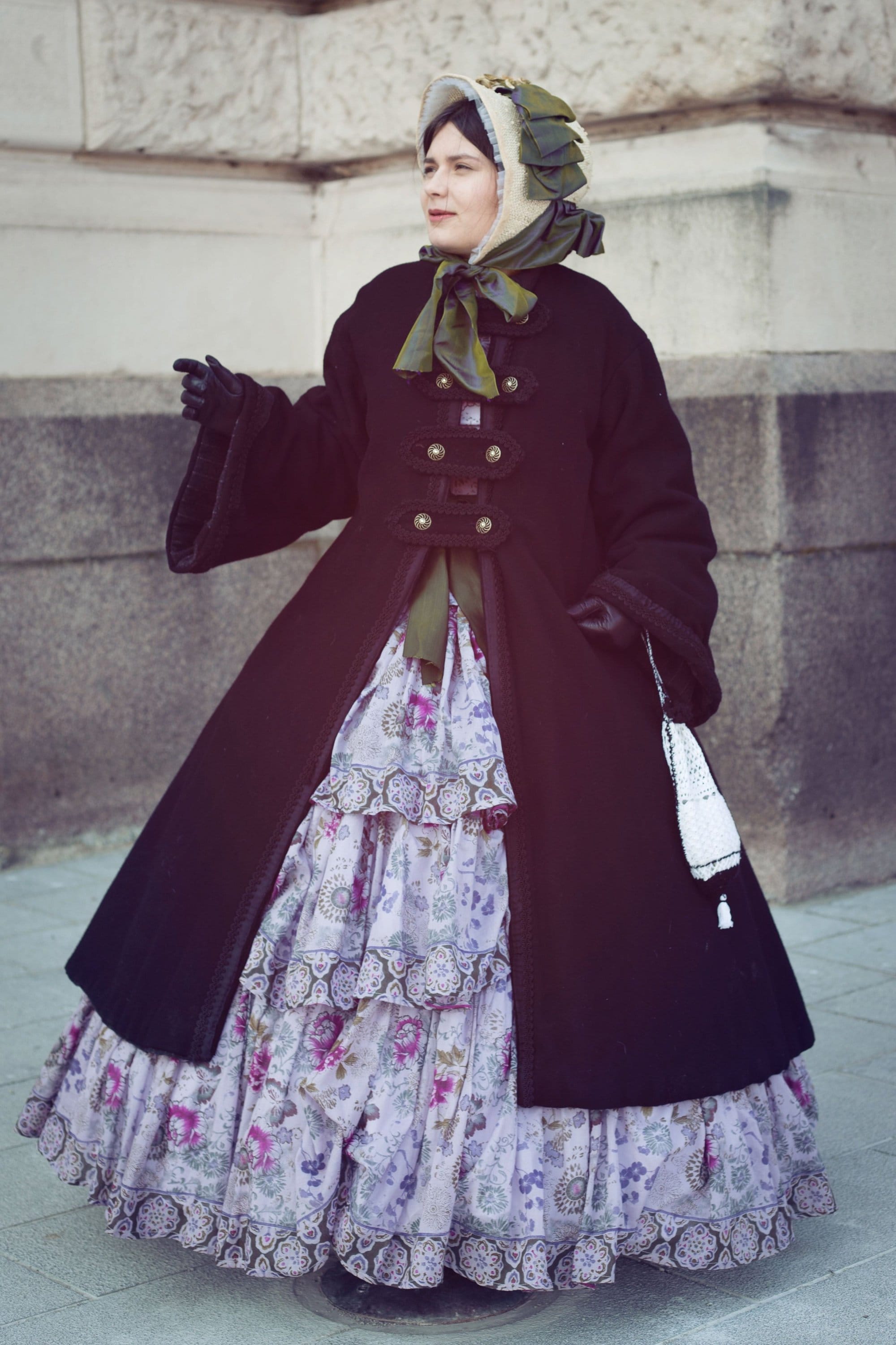Manteau Second Empire A LA COMMANDE Manteau 1860 Manteau Victorien
