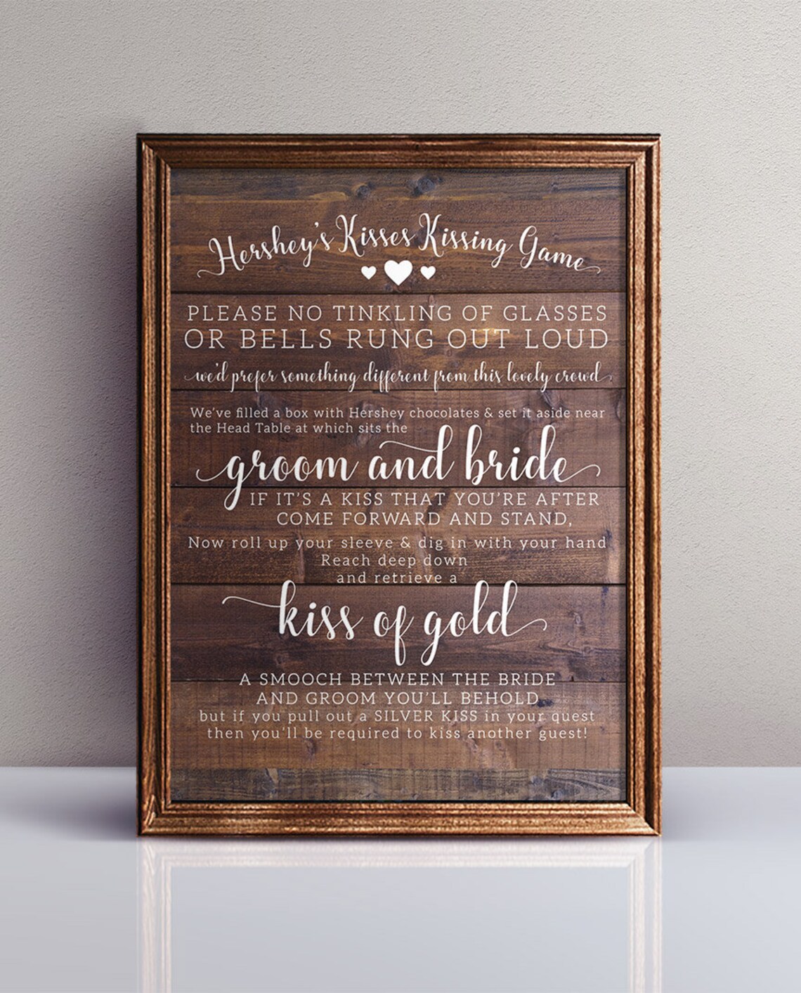 Wood Hershey Kissing Game Sign Kissing Sign Rustic Hershey Etsy Canada