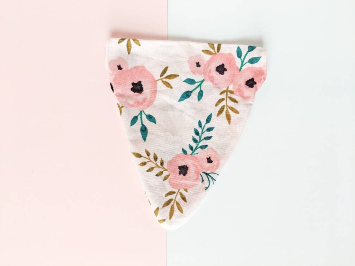 Hund Bandana im Frühling Mohn Slip auf Hund Bandana Floral Etsy