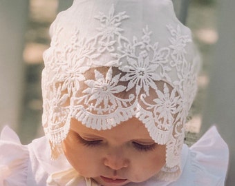baptism hat girl