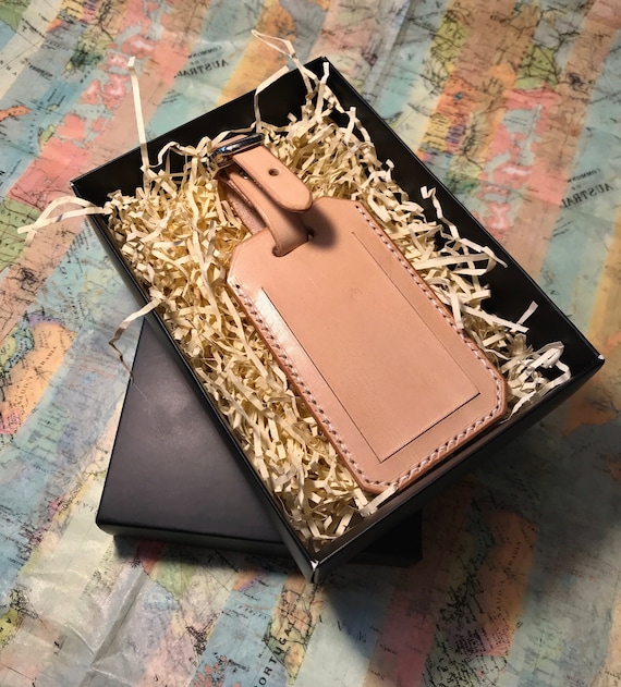Handmade Leather Luggage Tags/label