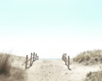 Seashore Photo, Seashore Print, Beach Photo, Beach Print, Ocean, Sand Dunes, Blue Sky, Abstract, Beach House, Beach Decor, Summer, Fine Art