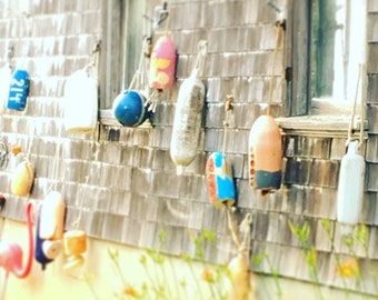 Beach Photo, Beach Print, Summer House, Summer House Decor, Buoys, Sailboat Photo, Beach House Art, Color Photo, Boat Print