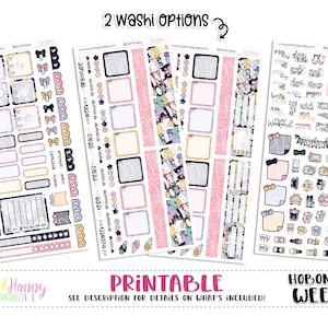 Hobonichi Weeks Weekly Kit, Cute Halloween Cats Weekly Kit, Hobonichi Weeks Stickers, Hobo Weeks, Hobonichi Stickers