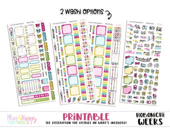 Hobonichi Weeks Kit, Kawaii Eis am Stiel Kit, Hobonichi Weeks Aufkleber, Hobo Weeks, Hobonichi Aufkleber