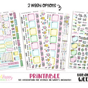 Hobonichi Weeks Weekly Kit, Summer Friends Weekly Kit, Hobonichi Weeks Stickers, Hobo Weeks, Hobonichi Stickers