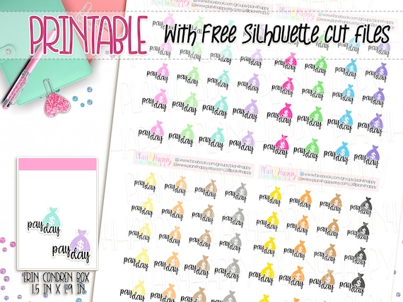 Printable Planner Stickers, Pay out Working day Stickers, Dollars Bag Stickers, Icon Stickers Useful Stickers, Printable Sticker Sheets graphic regarding Printable Stickers Sheets identified as Printable Planner Stickers, Pay back Working day Stickers, Dollars Bag Stickers, Icon Stickers Simple Stickers, Printable Sticker Sheets