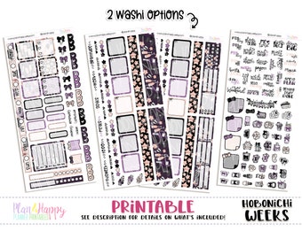 Hobonichi Weeks Weekly Kit, Happy New Year Weekly Kit, Hobonichi Weeks Stickers, Hobo Weeks, Hobonichi Stickers
