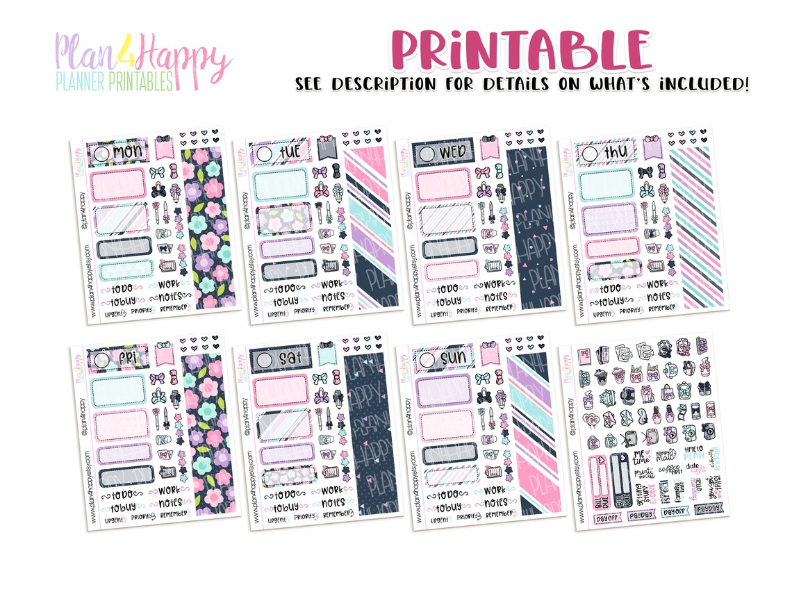 Hobonichi Original A6 Weekly Kit Floral Weekly Kit - Etsy