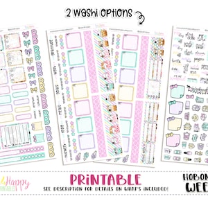 Hobonichi Weeks Weekly Kit, Boba Cats Weekly Kit, Hobonichi Weeks Stickers, Hobo Weeks, Hobonichi Stickers