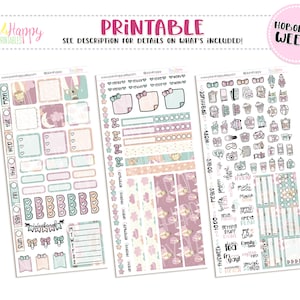 Hobonichi Weeks Weekly Kit, Up In The Air Hobonichi Weeks Kit, Hobonichi Weeks Stickers, Hobo Weeks, Hobonichi Stickers