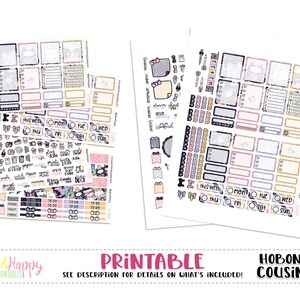 Hobonichi Cousin (A5) Weekly Kit, Cute Halloween Cats Weekly Kit ...