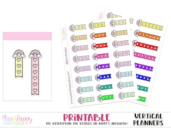 Listas de verificación de arco iris, pegatinas de planificador imprimibles, pegatinas de planificador, pegatinas de garabatos, pegatinas lindas, pegatinas dibujadas a mano, iconos de planificador